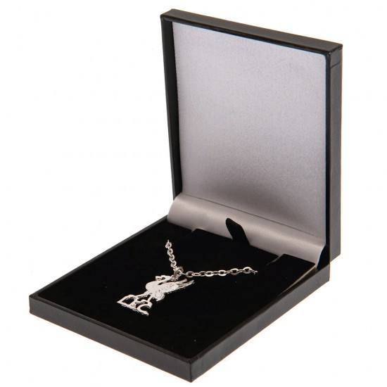 Liverpool FC Silver Plated Boxed Liverbird Pendant