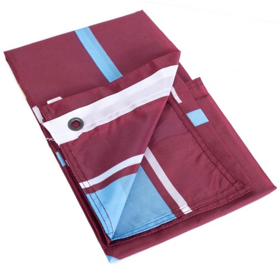 West Ham United FC Crest Stripe σημαία