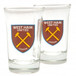 Ποτηράκια σφηνάκι West Ham United FC, σετ 2 τεμ.