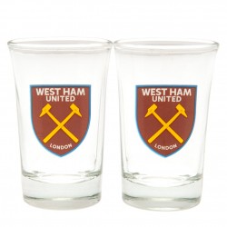 Ποτηράκια σφηνάκι West Ham United FC, σετ 2 τεμ.