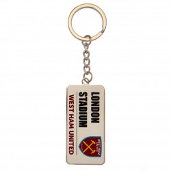 Μπρελόκ West Ham United FC σε σχήμα πινακίδας δρόμου