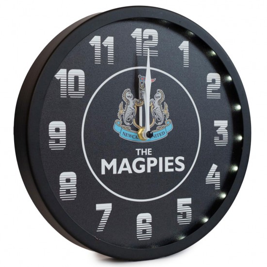 Ρολόι τοίχου LED Newcastle United FC Magpies