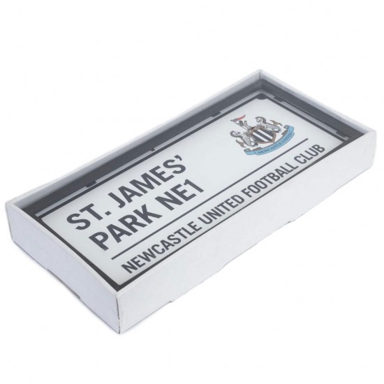 Μεταλλική φωτιζόμενη πινακίδα δρόμου LED Newcastle United FC