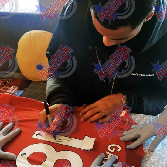 Liverpool FC – Υπογεγραμμένη Φανέλα Cody Gakpo (Πλαισιωμένη)