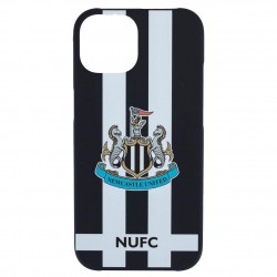 Θήκη κινητού Newcastle United FC iPhone 15 ριγέ, σκληρή