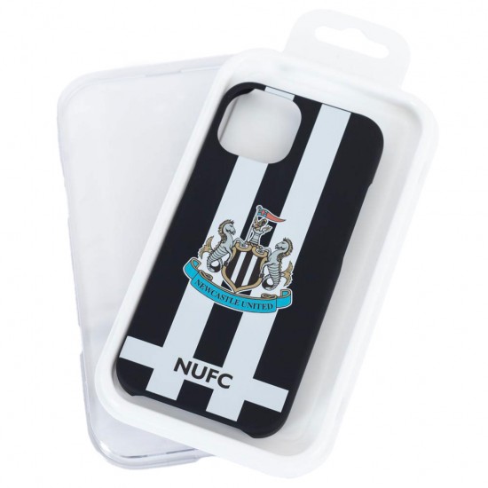 Θήκη κινητού Newcastle United FC iPhone 15 ριγέ, σκληρή