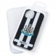 Θήκη κινητού Newcastle United FC iPhone 15 ριγέ, σκληρή
