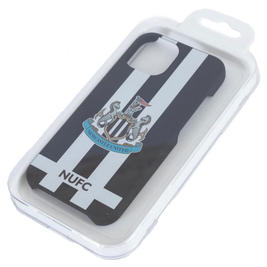 Θήκη κινητού Newcastle United FC iPhone 15 ριγέ, σκληρή