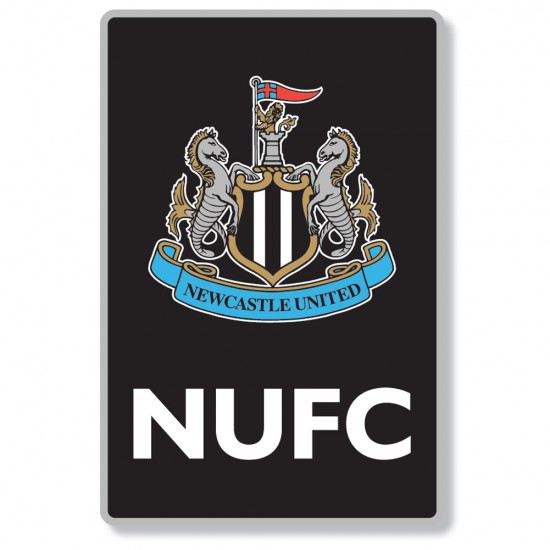 Φωτιζόμενη πινακίδα LED με έμβλημα Newcastle United FC, κάθετη