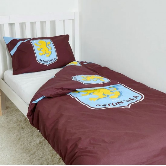 Σετ παπλωματοθήκης Aston Villa FC, μονό