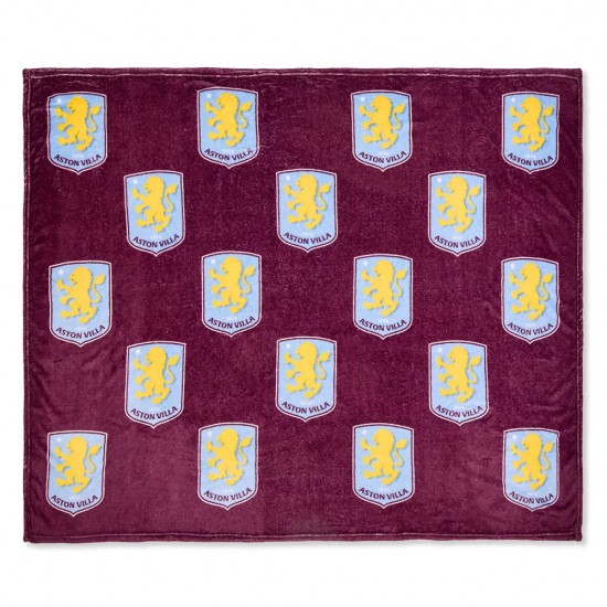 Κουβέρτα fleece Aston Villa FC Multi Crest