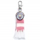 Manchester City FC Pink Bar Scarf Bag Charm