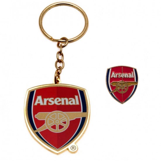 Άρσεναλ Keyring & Badge Set