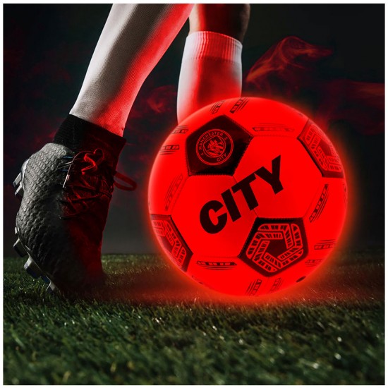 Manchester City FC LED Glow Football