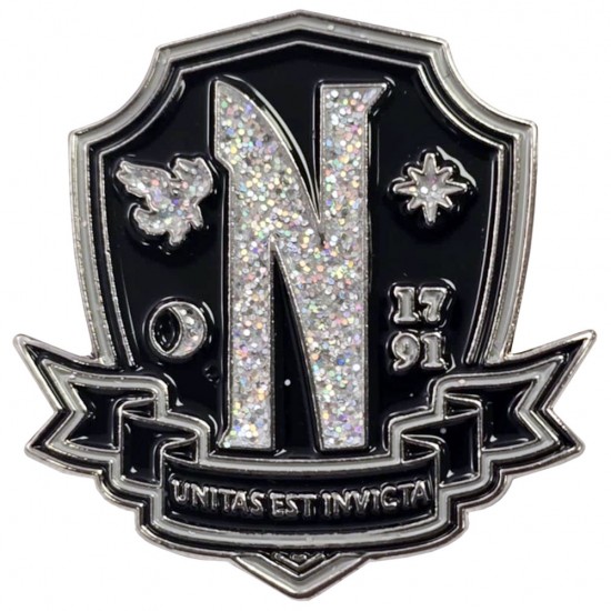 Wednesday Nevermore Pin Badge