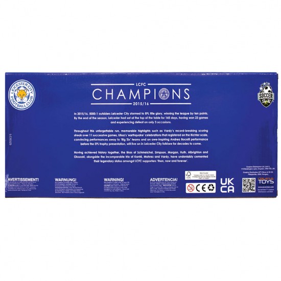 Μινιατούρες Leicester City FC SoccerStarz, σετ πρωταθλητών Premier League