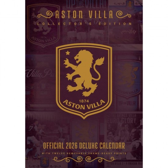 Aston Villa FC Deluxe Calendar 2026