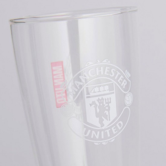 Ψηλό ποτήρι μπύρας Manchester United FC Mono Crest