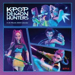 K-Pop Demon Hunters Square Calendar 2026