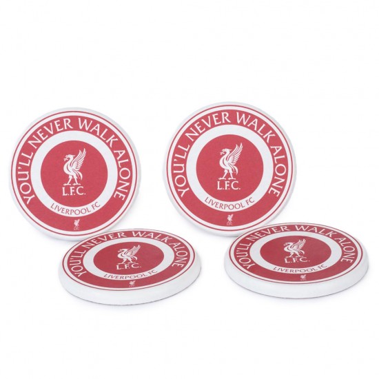 Liverpool FC 4pk Ceramic Coaster Set