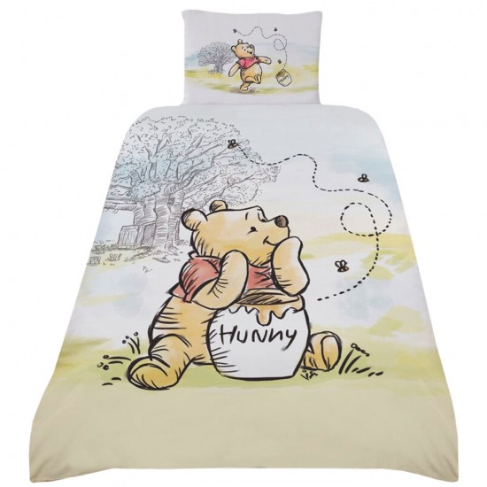 Winnie The Pooh Single Duvet Set