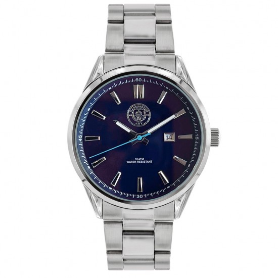 Manchester City FC Mens Mesh Strap Watch