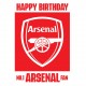 Arsenal FC 3D Lenticular Birthday Card
