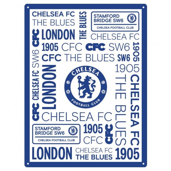 Chelsea FC Large Montage Sign