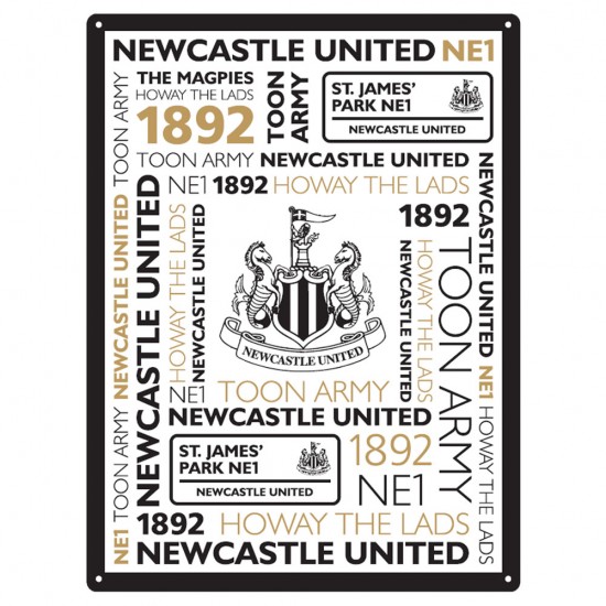 Μεγάλη πινακίδα Newcastle United FC Montage