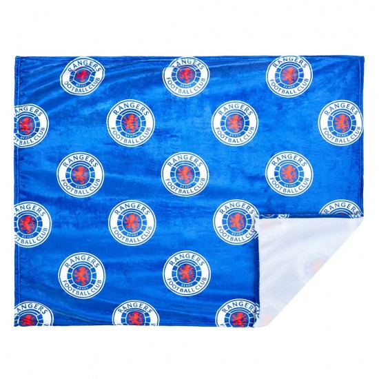 Κουβέρτα fleece Rangers FC Multi Crest