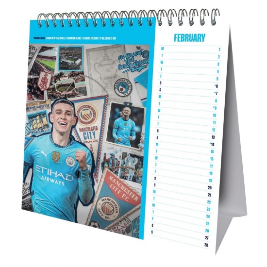 Επιτραπέζιο ημερολόγιο Manchester City FC 2027