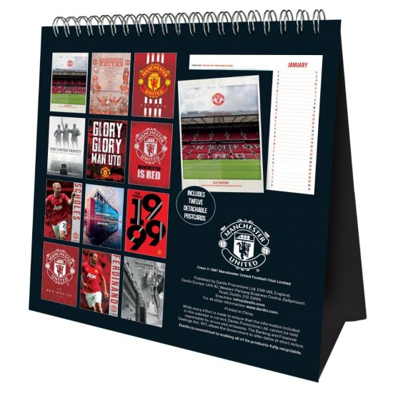 Επιτραπέζιο ημερολόγιο Manchester United FC 2027