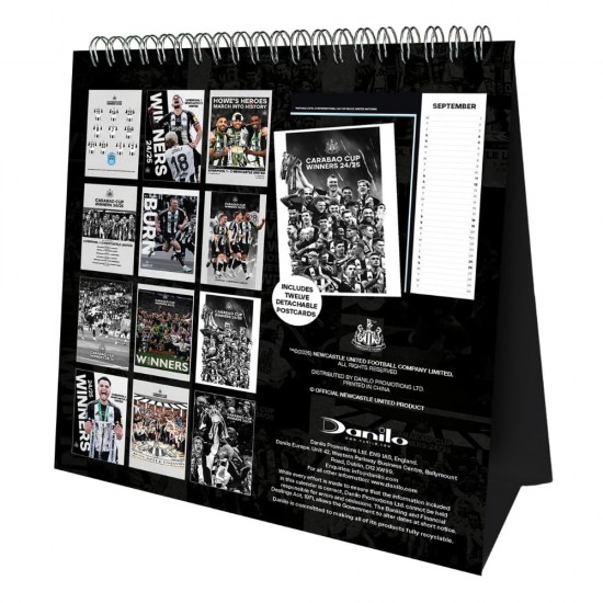 Επιτραπέζιο ημερολόγιο Newcastle United FC 2027
