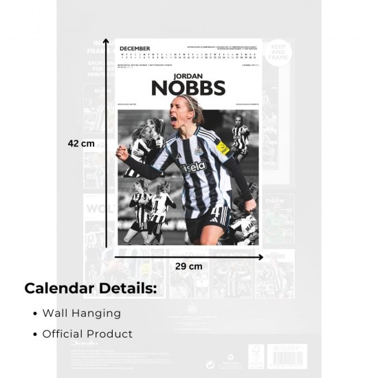 Ημερολόγιο τοίχου Newcastle United FC Deluxe 2027