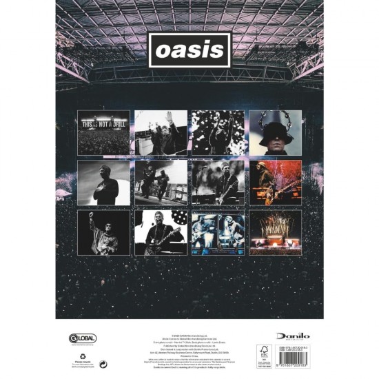 Ημερολόγιο τοίχου Oasis A3 2027