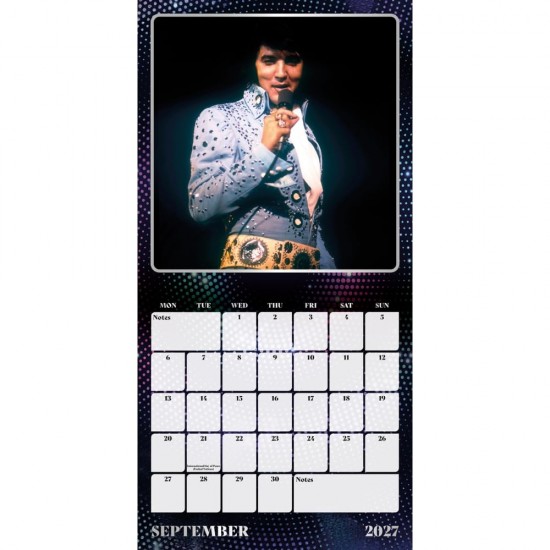 Ημερολόγιο τοίχου Elvis 2027
