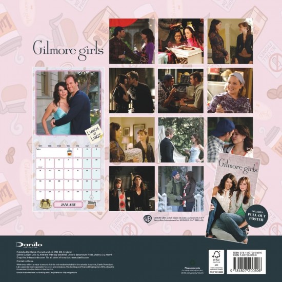 Ημερολόγιο τοίχου Gilmore Girls 2027