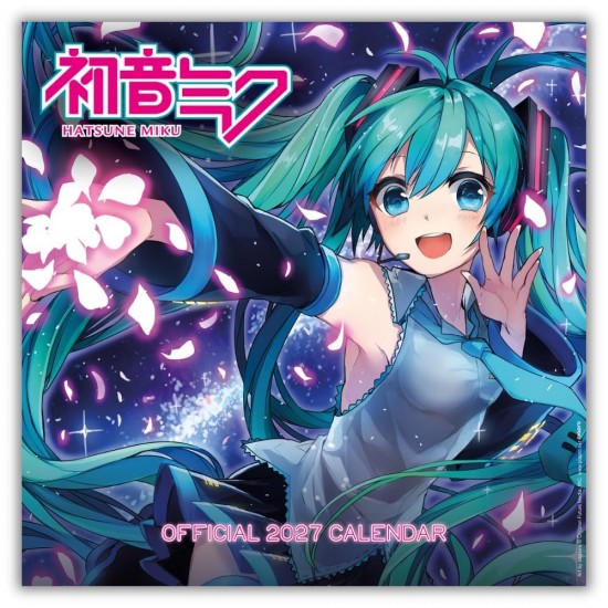 Ημερολόγιο τοίχου Hatsune Miku 2027