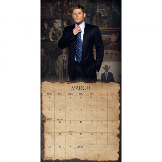 Ημερολόγιο τοίχου Supernatural 2027