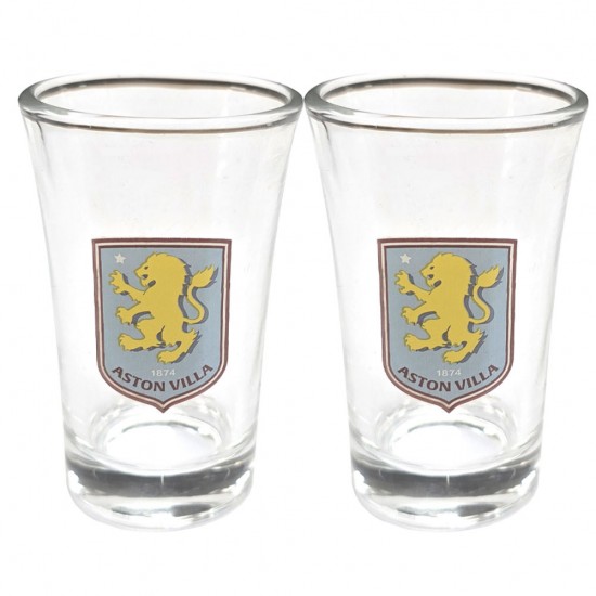 Ποτηράκια σφηνάκι Aston Villa FC, σετ 2 τεμ.