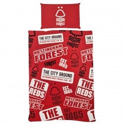 Σετ παπλωματοθήκης Nottingham Forest FC Patch, μονό