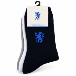 Κάλτσες σοσόνια Chelsea FC για ενήλικες, σετ 3 τεμ. (4-7)