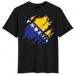 Βοσνία-Ερζεγοβίνη μπλουζάκι “World Cup 2026 Drop – Bosnia-Herzegovina National Pride” μαύρο