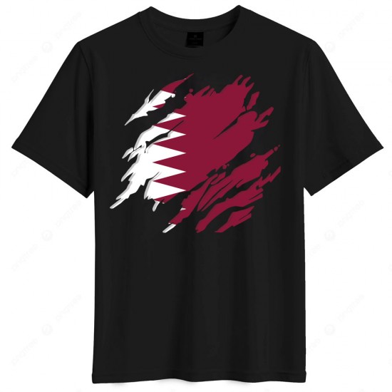 Κατάρ μπλουζάκι “World Cup 2026 Drop – Qatar National Pride” μαύρο