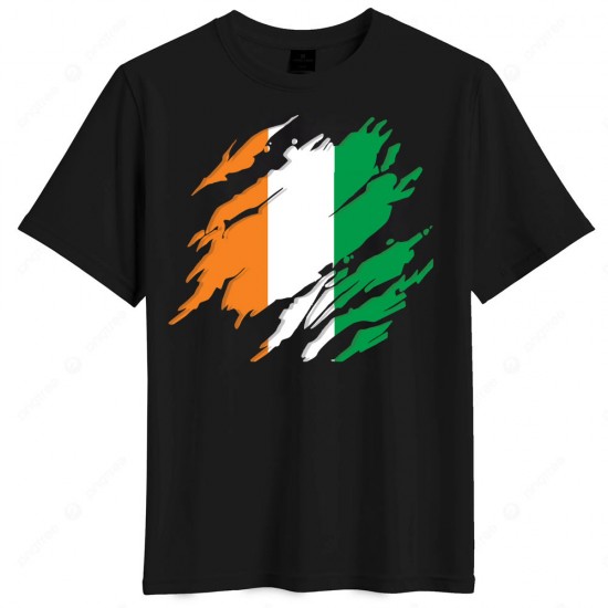 Ακτή Ελεφαντοστού μπλουζάκι “World Cup 2026 Drop – Ivory Coast National Pride” μαύρο