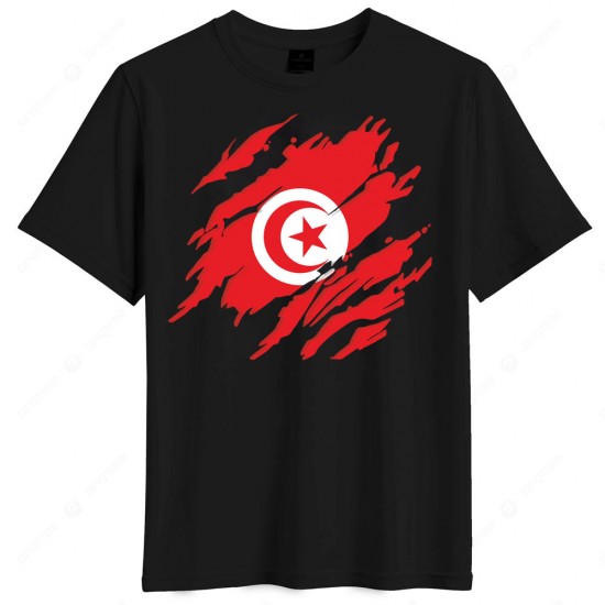 Τυνησία μπλουζάκι “World Cup 2026 Drop – Tunisia National Pride” μαύρο