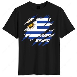 Ουρουγουάη μπλουζάκι “World Cup 2026 Drop – Uruguay National Pride” μαύρο