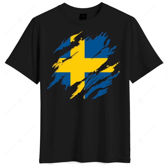 Σουηδία μπλουζάκι “World Cup 2026 Drop – Sweden National Pride” μαύρο