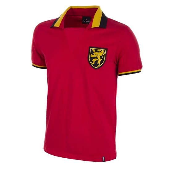 Belgium 1960s Short Sleeve Retro Football Shirt