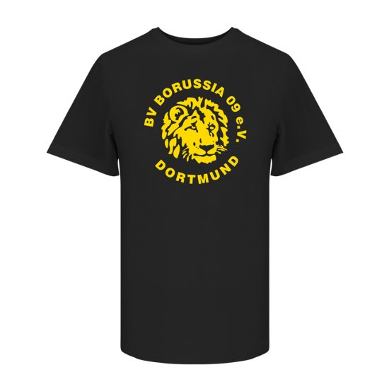 Μπορούσια Ντόρτμουντ μπλουζάκι Lion, μαύρο
